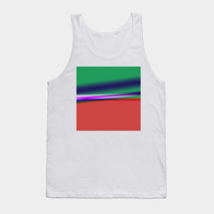 red blue green texture art Tank Top